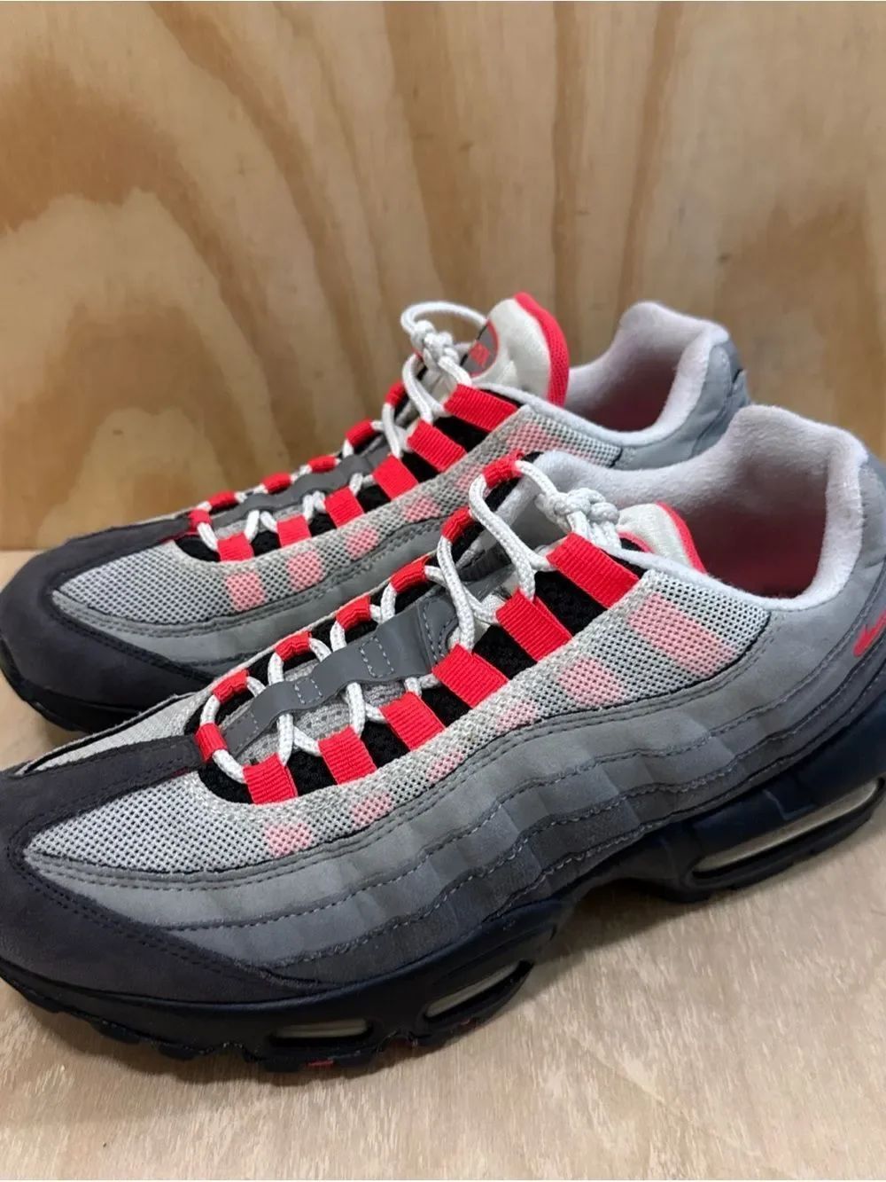 Nike Air Max 95 Big Bubble Solar Red Size 8.5